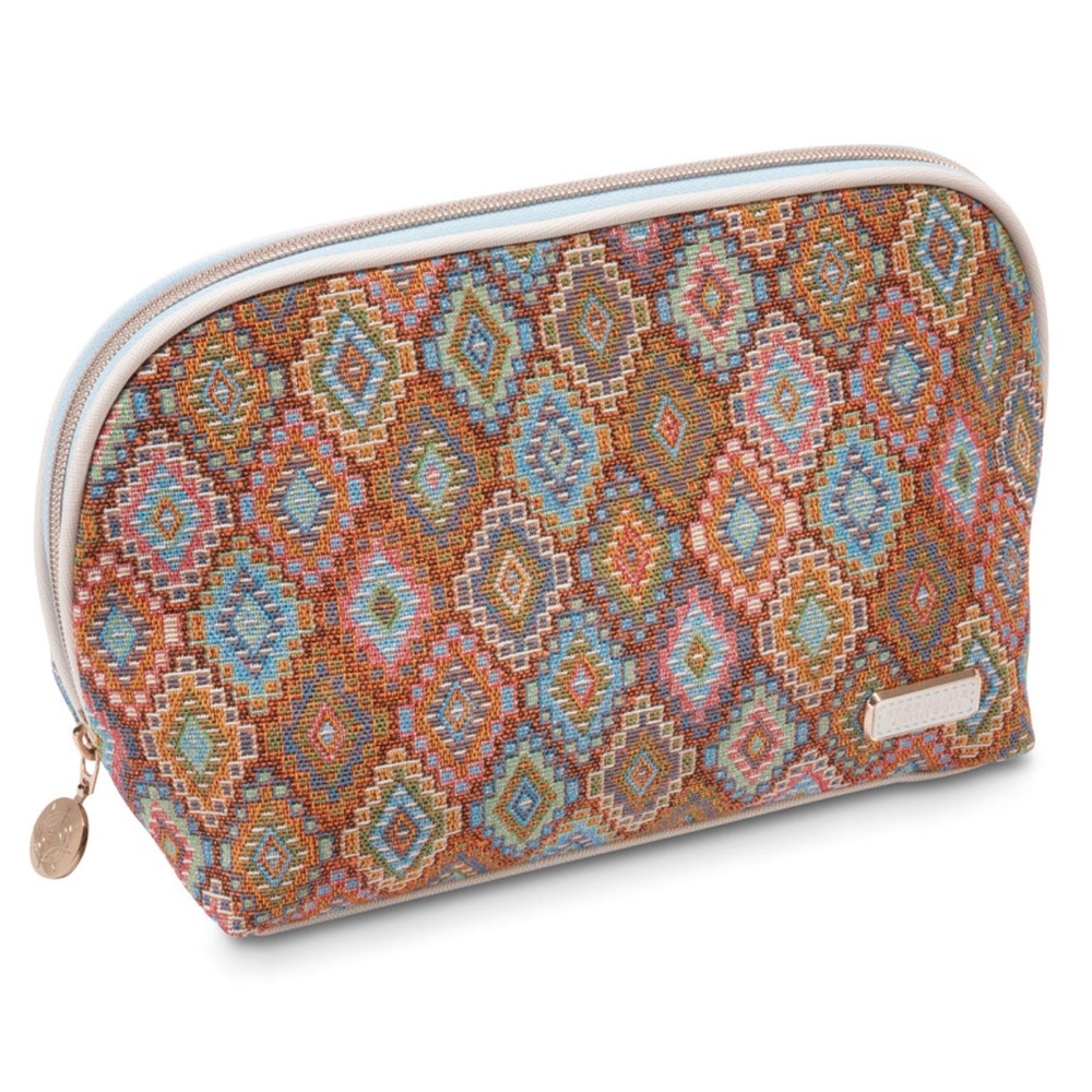 Stephanie Johnson Bodrum Lola in kilim print make-up bag/vegan as always!!NWT